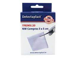 Detectaplast medische kompressen 5x5cm (20st)