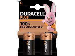 Duracell alkaline batterij plus 100% LR14/C (2st)