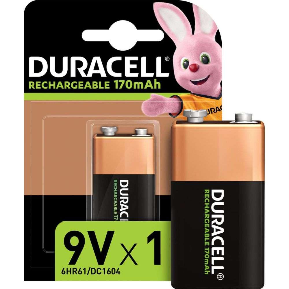 Duracell oplaadbare batterij HR22/9V