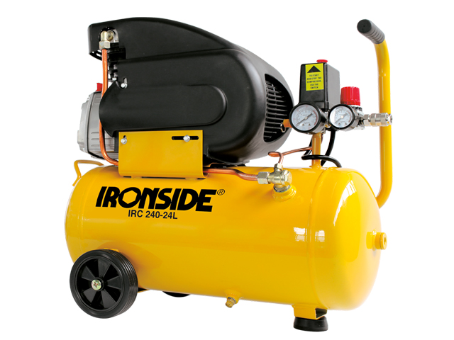 Ironside compressor kuip 24L 2PK 1.5KW 196L/MIN