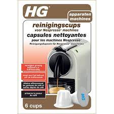 HG nespresso reinigingscups