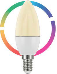 Qnect smart LED kaars RGBW E14 4.5W 350lm 2700K-6500K