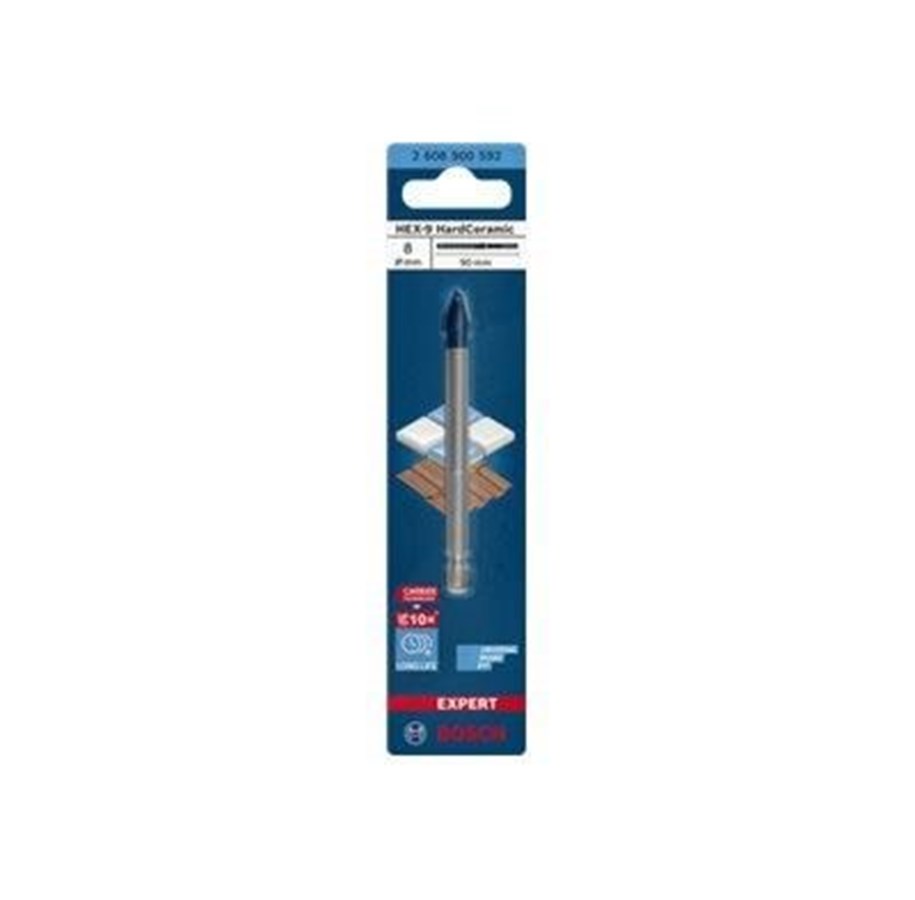 Bosch - tegelboor HEX-9 hardceramic 8x90mm