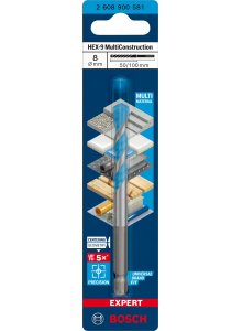 BOSCH - BOOR HEX-9 MULTI CONSTRUCTION 8X50X100