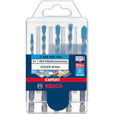 BOSCH - SET HEX-9 MULTICONSTRUCTION (5ST)