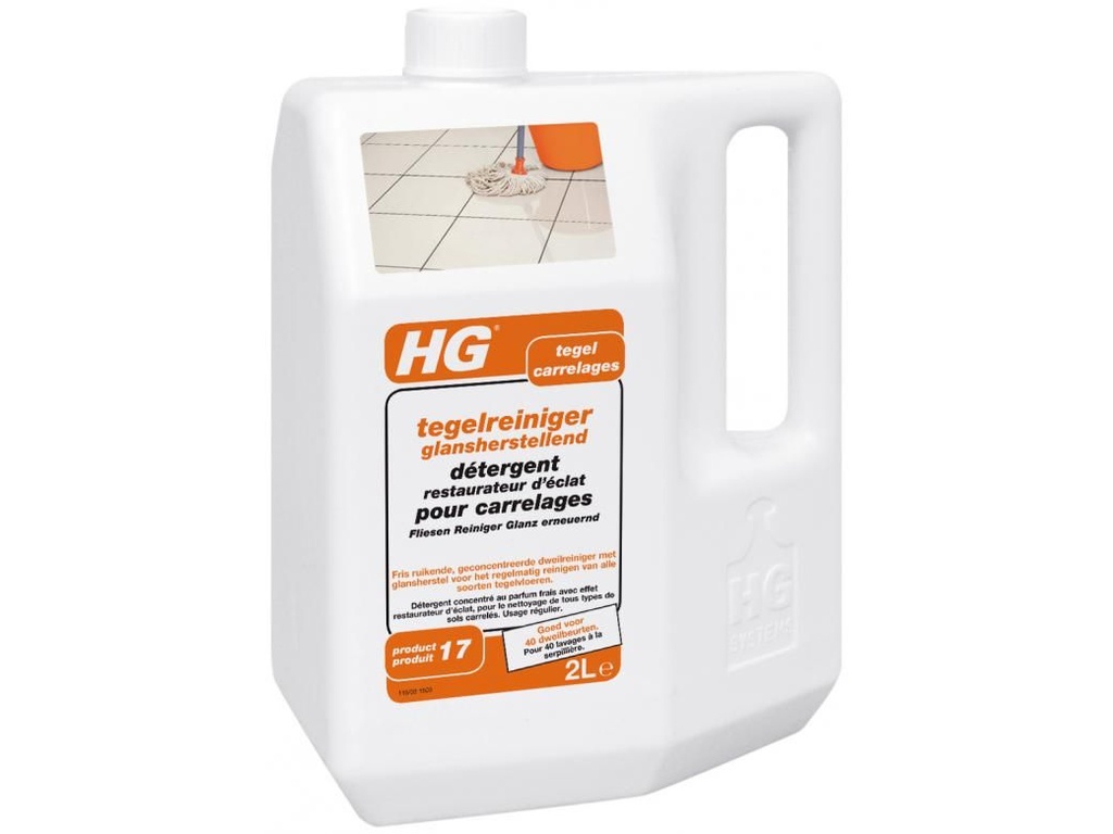 HG tegelreiniger glans 2L PR.17