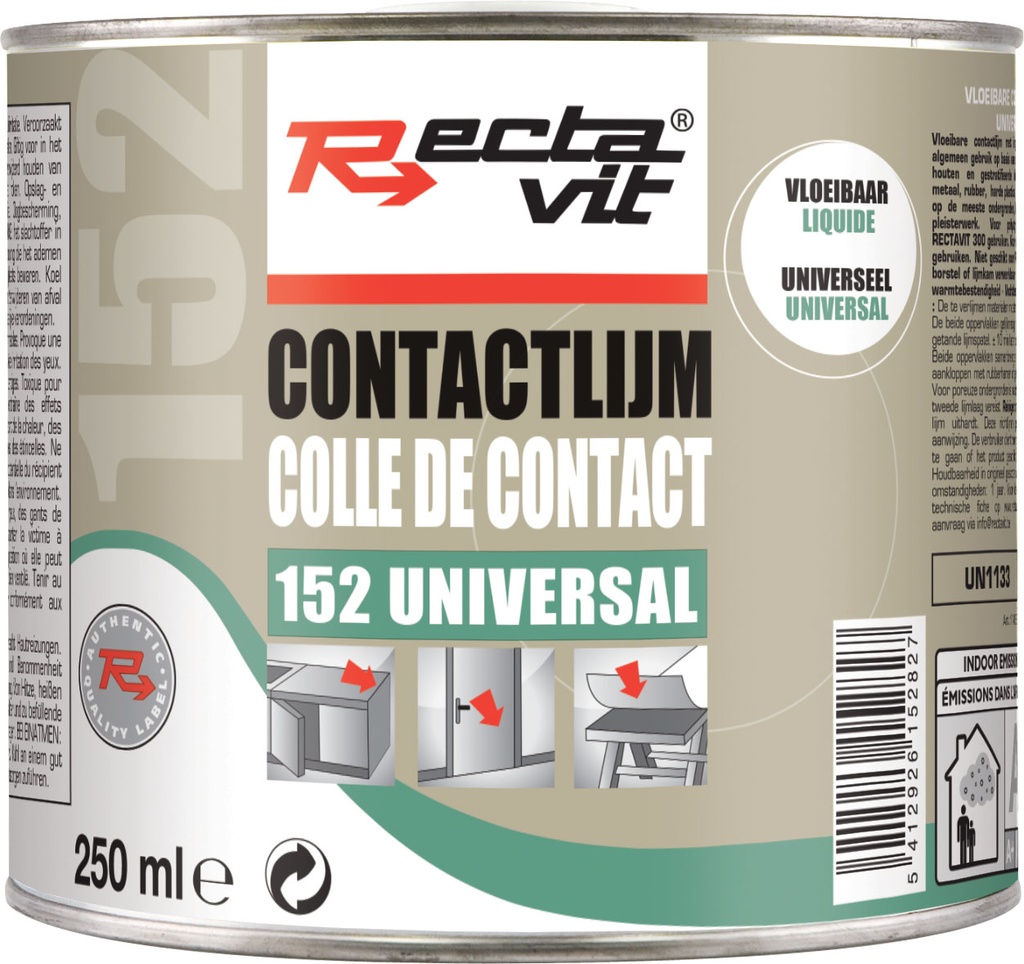 RECTAVIT VLOEIBARE CONTACTLIJM - 250ML