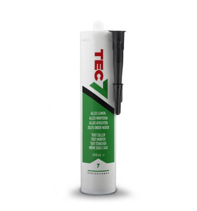 Tec7 hybride polymeer zwart - 310ml