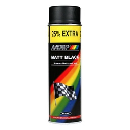 [27794] Motip autolak 500ml - zwart mat