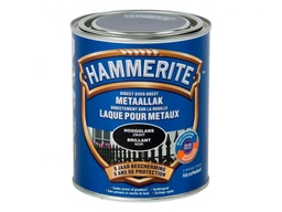 [28055] HAMMERITE HOOGGLANSLAK 750ML ZWART