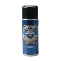 [28155] Hammerite hoogglanslak spray 400ml zwart