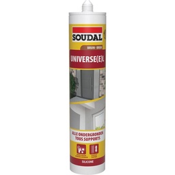 [36892] Soudal universele silicone bruin 310ml