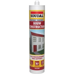 [36893] Soudal neutrale silicone transparant - 310ML