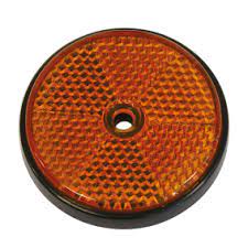 [37120] Reflectoren rond 70mm oranje - 2st