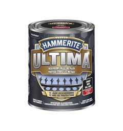 [83026] Hammerite Ultima metaallak hoogglans zwart RAL9005 - 750ml