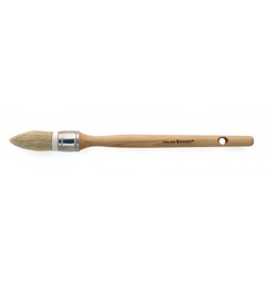 [40607] CE PROFI RONDE PUNTB 15MM WIT HAAR HOUT