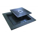 [47424] Gietijzer putdeksel dubbel 70x70cm