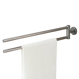 [07953] Boston beweegb handdoekhouder geborsteld RVS