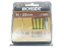 [49476] BRADS N 25MM 1200 STUKS BLISTER IR140080