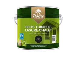 [86246] Home Decorations tuinhuis beits dekkend - zwart - 2.5L