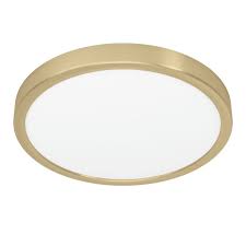 [89952] Eglo Fueva 5 LED opbouwarmatuur 255mm geel-koper 2400lm 3000K