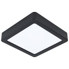 [89968] Eglo Fueva 5 opbouwarmatuur 160x160mm zwart 1350lm 4000K