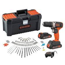 [90296] Black & Decker schroefboormachine 18V + koffer + 120acc