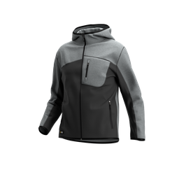 [96015] Safety Jogger Oak hoodie grijs/lichtgrijs