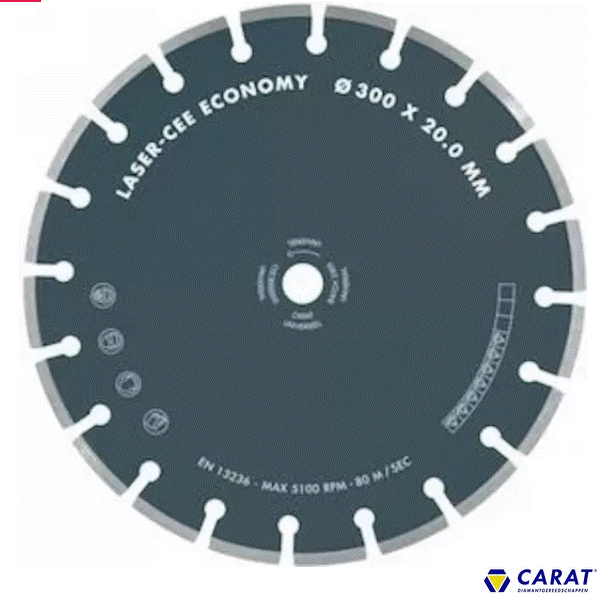 [96593] Carat diamantschijf CEE Premium universeel 230 x 22,2mm