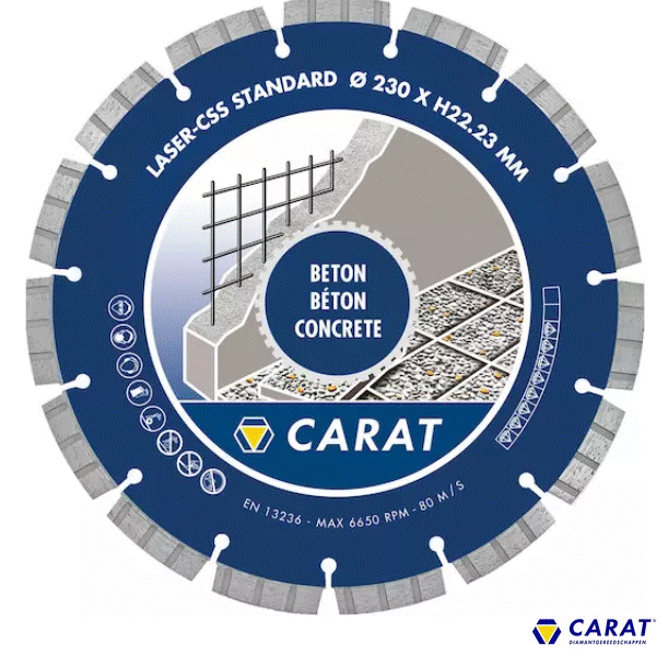 [96595] Carat diamantschijf CSS Standaard 230 x 22,23mm