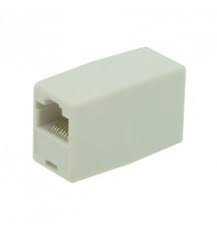 [50704] Profile koppelstuk RJ45 8P8C wit