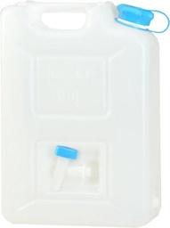 [52070] Hünersdorff Profi water jerrycan + kraan wit 20L