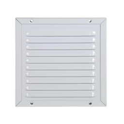 [53201] Renson 437 schoepenrooster met gaas 200x200mm - naturel