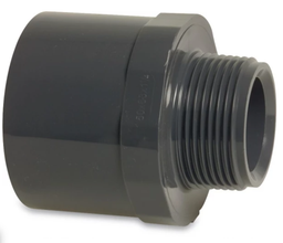 [53860] Druk PVC puntstuk 32/25mm x 5/4 M