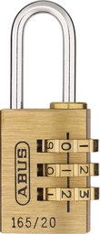 [60245] Abus 165/20 cijferhangslot messing