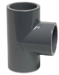 [04313] Druk PVC T-stuk 32mm - 90°