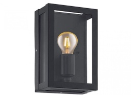 [66542] Alamonte wandlamp buiten 1x E27 zwart