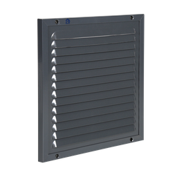 [68401] Renson 437 schoepenrooster met gaas 200x200mm - RAL7016