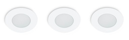 [69080] Inbouwspot LED rond 3x5W IP65 wit