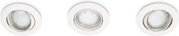 [70396] INBOUWSPOT LED ROND GU10 3X3,3W WIT