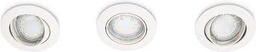 [70396-0] Prolight inbouwspot rond GU10 wit (3st)