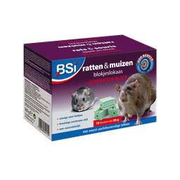 [71942] BSI Ratten- en muizengif generation bloc 300gr
