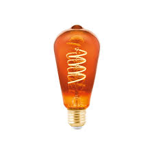 [74188] Eglo LED lamp druppel m/spiraal copper E27 4W 50lm 2000K