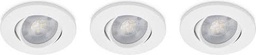 [74656] Inbouwspot LED int rond kantb. 3x5W wit
