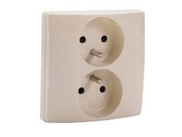 [78727] Legrand Niloe stopcontact 2x 2P+A creme