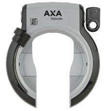 [81445] AXA Defender ringslot zilver/zwart