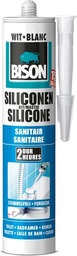 [10909-0] Bison siliconenkit sanitair 300ML koker wit